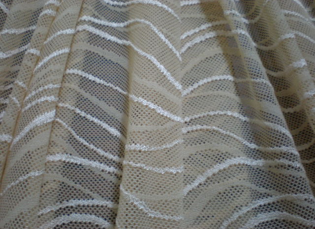 6.Beige Wavey Lace